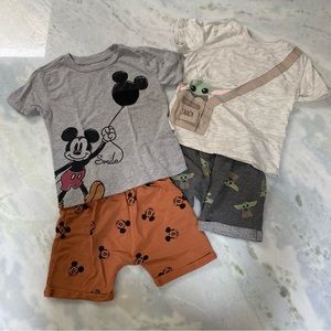 Two Disney Theme 3T Outfits